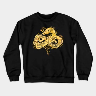 Autism Acceptance Dragon (Gold) Crewneck Sweatshirt